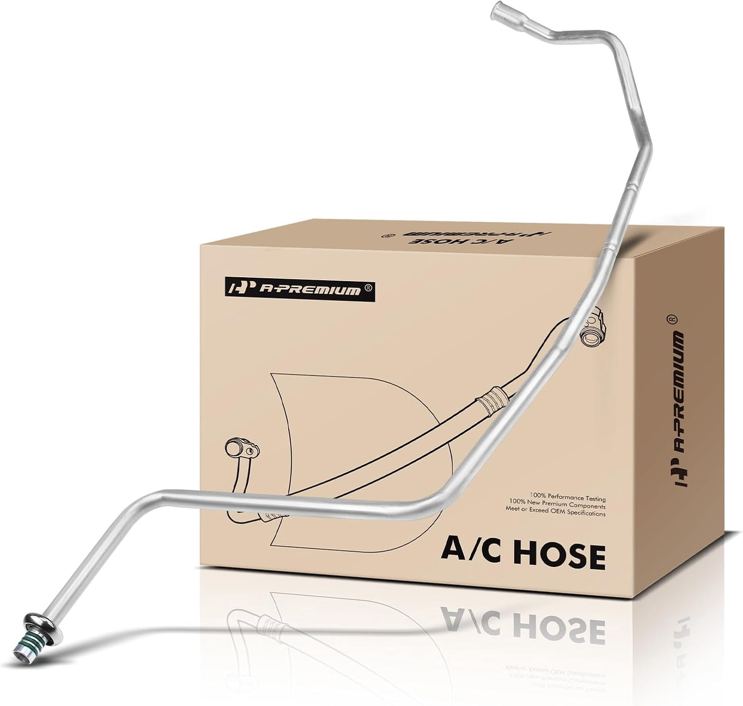 A-Premium A/C Liquid Line Hose with Orifice Tube Compatible with Jeep Cherokee 1997-2001 L4 2.5L L6 4.0L Condenser to Evaporator