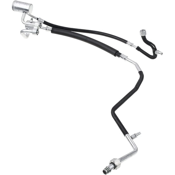 A-Premium A/C Manifold Suction and Discharge Hose Assembly Compatible with Buick LeSabre Park Avenue Pontiac Bonneville Oldsmobile 88 98 LSS Regency Fits select: 1996-1999 BUICK LESABRE CUSTOM