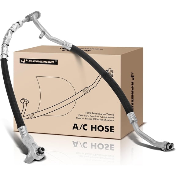 A-Premium A/C Suction Hose & Discharge Line Hose Assembly Compatible with Chrysler 200, 2015 2016 2017, 2.4L, Petrol
