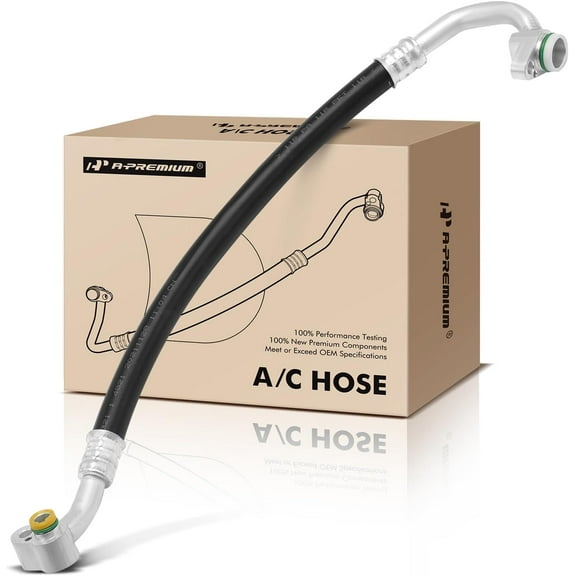 A-Premium A/C Suction Hose Assembly Compatible with BMW X5 2011-2013 4.4L, X6 2008-2014 4.4L, Compressor to Evap