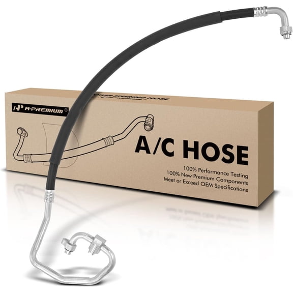 A-Premium A/C Suction Line Hose Assembly Compatible with Chevrolet Express 2500/3500 2006-2014, Express 4500 2010-2016 & GMC Savana 2500/3500 2006-2016, Savana 4500, 6.6L, Compressor to Evap