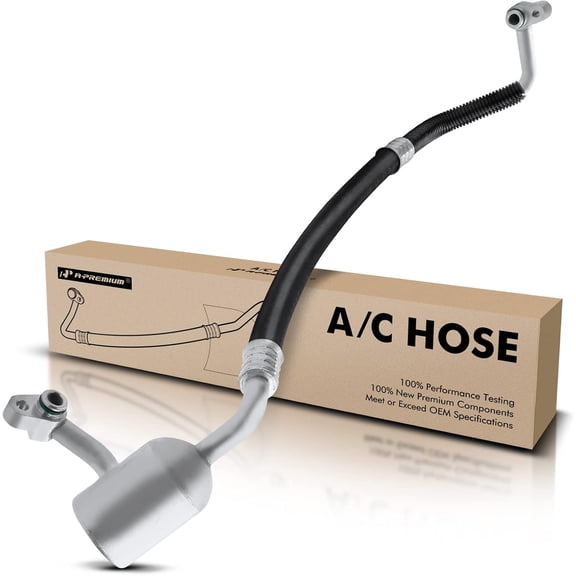 A-Premium A/C Suction Line Hose Assembly Compatible with 2008-2010 Toyota Highlander V6 3.5L, Compressor to Evap