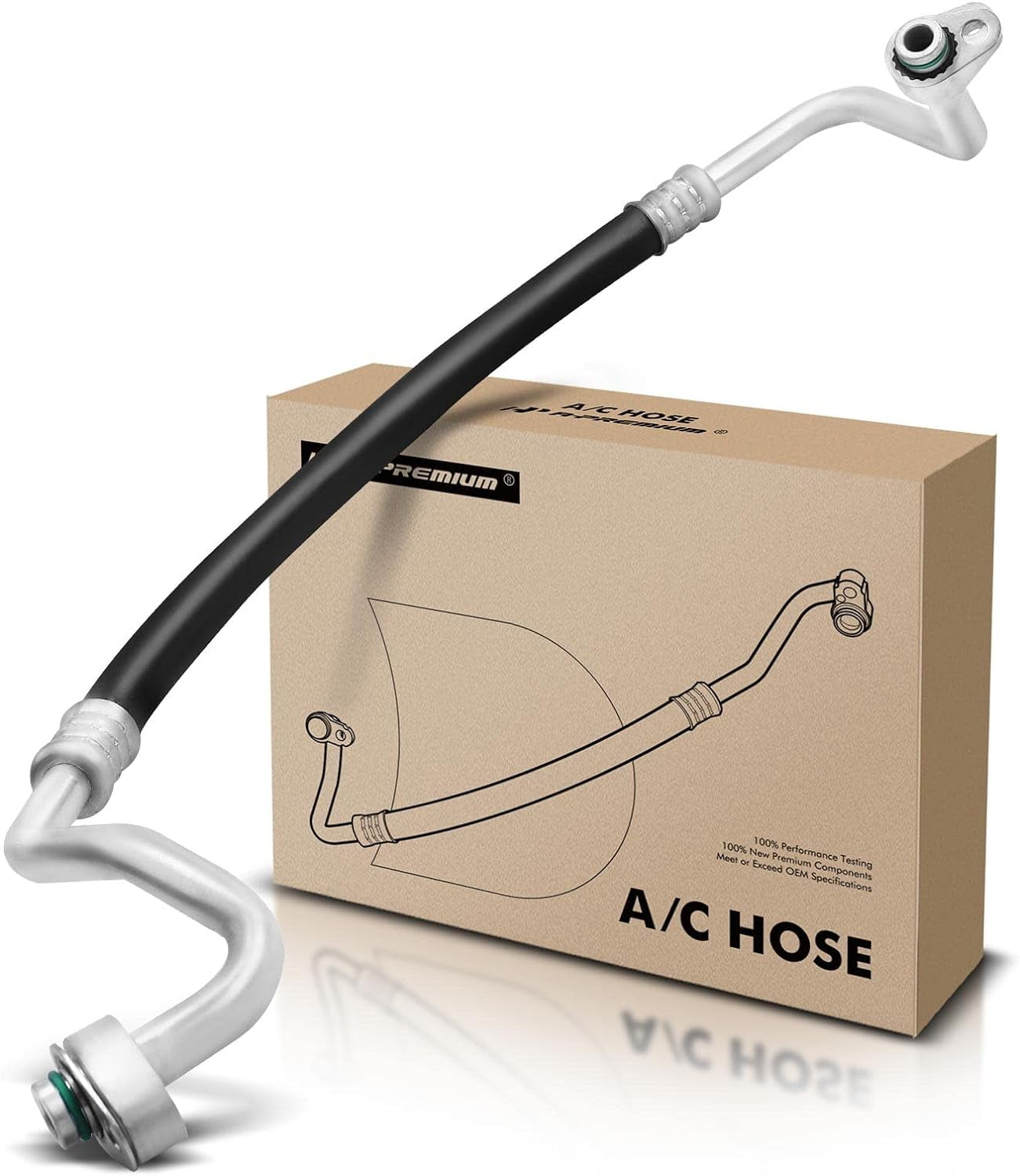 A-Premium A/C 排出ラインホースアセンブリ ジープグランドチェロキー 1999-2001 V8 6.6L SOHC コンプレッサーからコンデンサーに対応　並行輸入品 01 車＆バイク A-Premium A&frasl;C 排出ラインホースアセンブリ Dodge