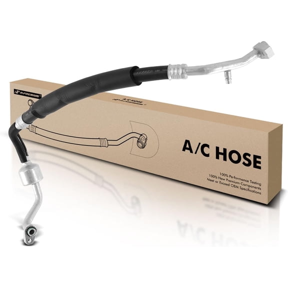 A-Premium A/C Suction Line Hose Assembly Compatible with Ford F-150 2018-2020 5.0L, Compressor to Evap, with R-134a A/C System