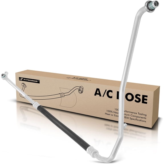 A-Premium A/C Suction Line Hose Assembly Compatible with Mazda 2 2011-2014 1.5L, Compressor to Evap