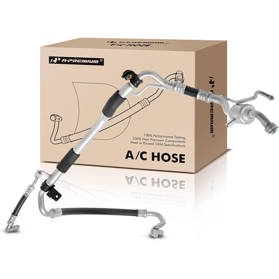 A-Premium A/C Suction and Liquid Line Hose Assembly Compatible with Hyundai Elantra Coupe 2014, Elantra 2014-2015, Elantra GT 2013-2015 & Kia Forte/Forte5 2014-2016, Forte Koup 2014-2017, 1.8L 2.0L
