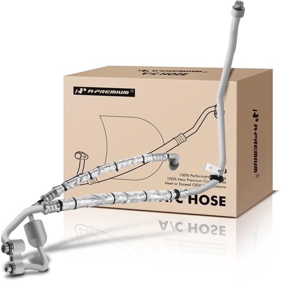 A-Premium A/C Suction and Discharge Line Assembly Hose Compatible with Ford Fusion Lincoln MKZ 2010-2012