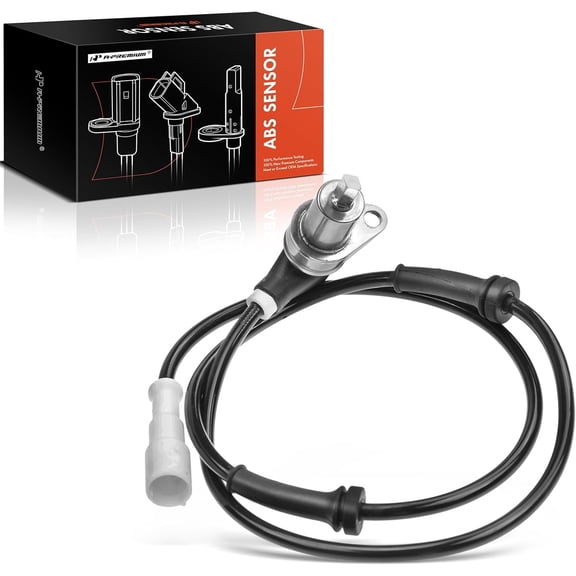 A-Premium ABS Wheel Speed Sensor Compatible with BMW Models - 318i 1984-1985/1991, 325 1986-1988, 325e 1984-1987, 325i 1987-1993, M3 1988-1991 - Front Left Driver Side, Replace# 34521155037