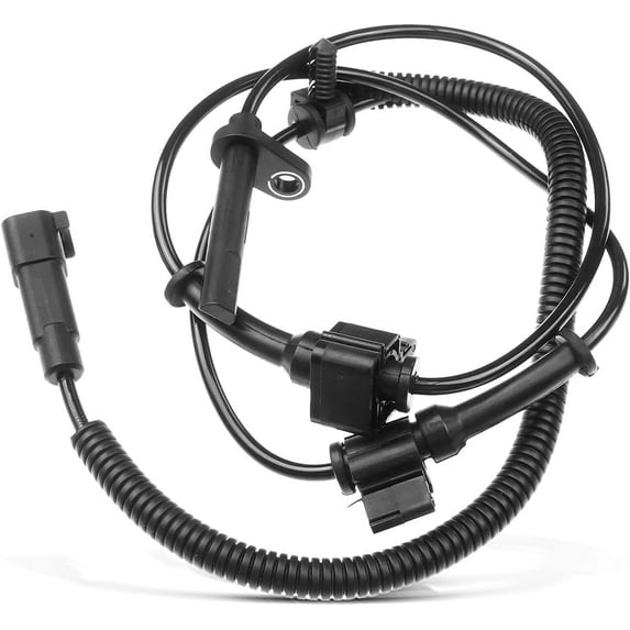 A-Premium ABS Wheel Speed Sensor Compatible with Cadillac Models - CTS 2008 2009 2010 2011 2012 2013 2014 2015 - Front Driver and Passenger Side, (2-PC Set), Replace# 15854167