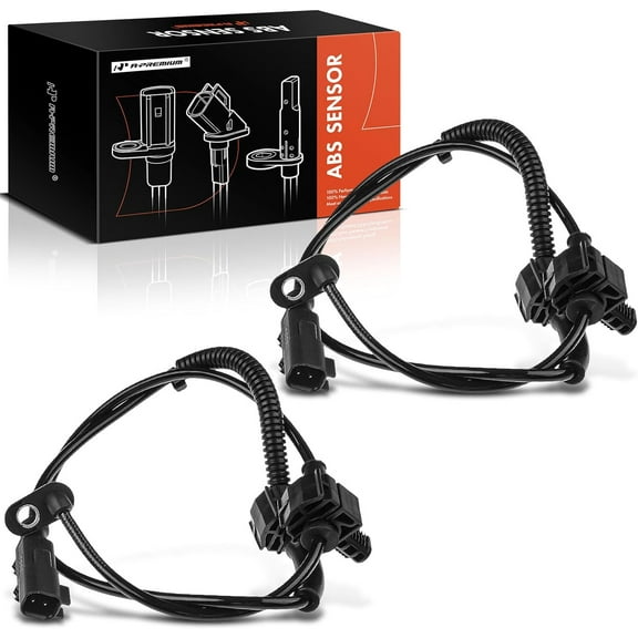 A-Premium ABS Wheel Speed Sensor Compatible with Chevrolet & GMC Models- Silverado 1500, Silverado 1500 LD, Tahoe, Sierra 1500, Sierra 1500 Limited, Yukon - Rear Driver & Passenger Side, 2-PC Set