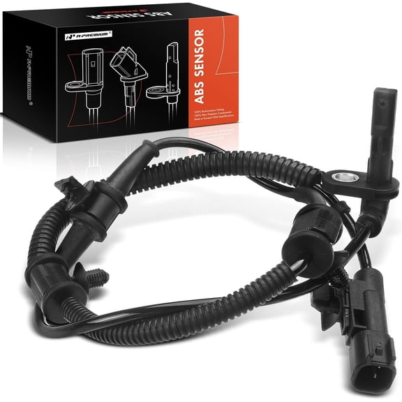 A-Premium ABS Wheel Speed Sensor Compatible with Chevrolet Models - Malibu 2013-2015, Impala 2014-2019, Malibu Limited 2016, Sedan - Front Driver or Passenger Side, Replace# 22831244, 23483145