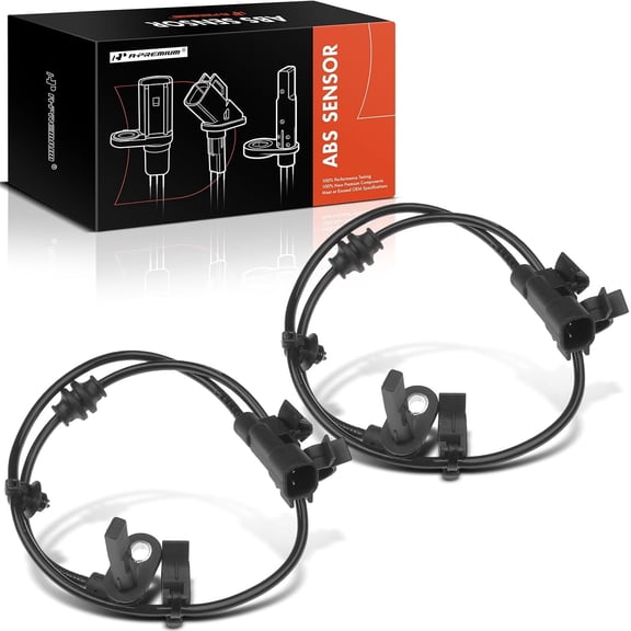 A-Premium ABS Wheel Speed Sensor Compatible with Chevy & Buick Models - Cascada 2017-2018, Verano 2012-2017, Cruze/Volt 2011-2015, Cruze Limited 2016 - Rear Driver and Passenger Side, (2-PC Set)
