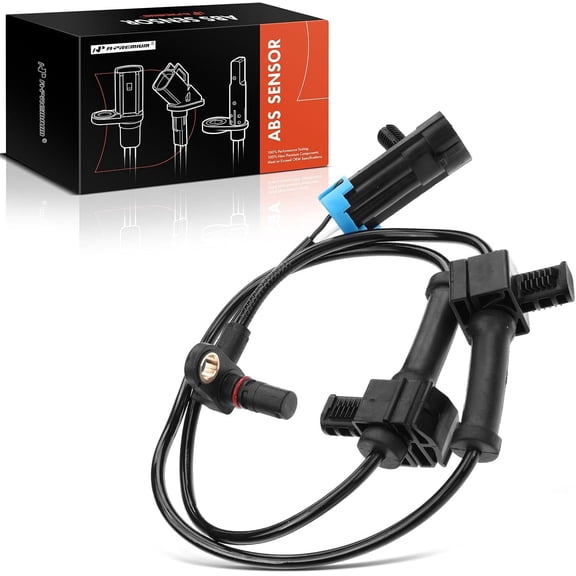 A-Premium Rear ABS Wheel Speed Sensor Compatible with Chevy & GMC Models - Silverado/Sierra 1500 1500 2007 2008 2009 2010 2011 2012 2013 - Rear Driver or Passenger Side
