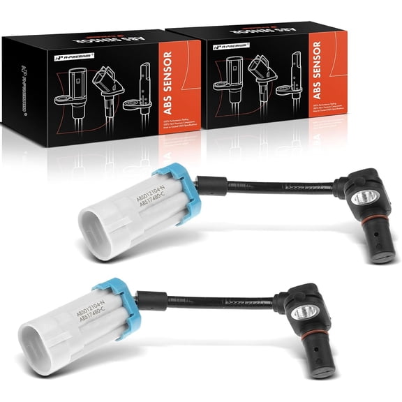A-Premium ABS Wheel Speed Sensor Compatible with Chevy, Pontiac, Saturn & Suzuki Models - Captiva Sport 12-15, Equinox/Torrent 07-09, Vue 08-10, XL-7 07-09, Sport Utility - Front Driver and Passenger