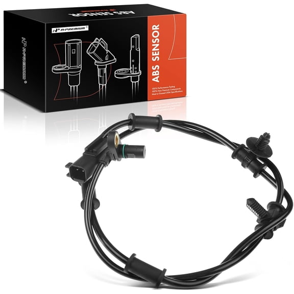 A-Premium ABS Wheel Speed Sensor Compatible with Dodge Models - Ram 1500 2006-2007, Ram 2500 2006-2008, Ram 3500 2006-2008, RWD - Front Driver or Passenger Side, Replace# xx