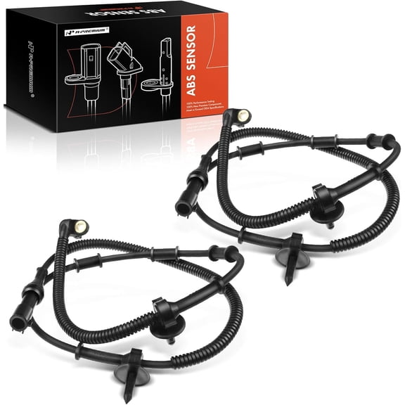 A-Premium ABS Wheel Speed Sensor Compatible with Ford, Lincoln & Mercury Models - Explorer, Mountaineer 2002-2005, Aviator 2003-2005 - Front Driver and Passenger Side, Replace# 1L1Z2C204AB, 4L2Z2C204A