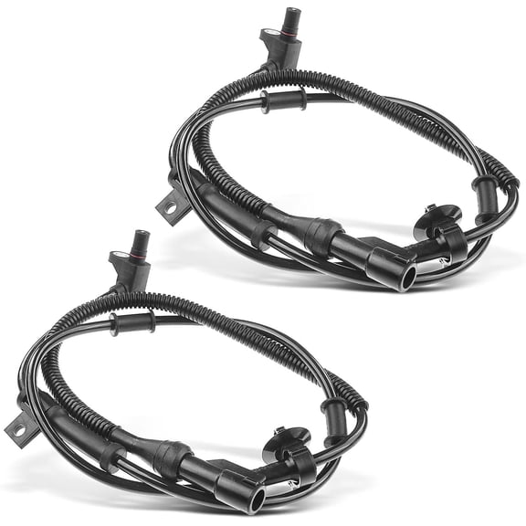A-Premium ABS Wheel Speed Sensor Compatible with Ford Models - Excursion, For F-250, For F-250/F-350/F-450/F-550 Super Duty, F650, F750, F800, 4WD - Front Driver and Passenger Side, F81Z2C204BA