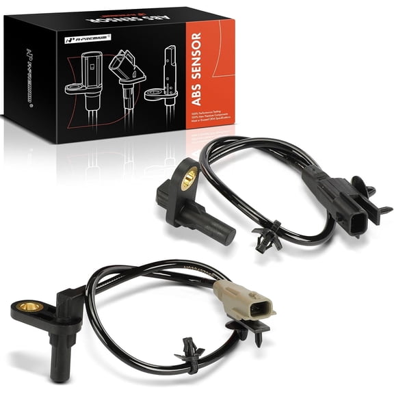 A-Premium ABS Wheel Speed Sensor Compatible with Infiniti Model - Q50 2014-2020, Q60 2017-2019 - Rear Driver and Passenger Side, 2-PC Set, Replace# 479014GA0A, 479004GA0A