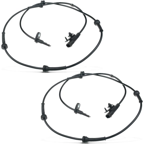 A-Premium ABS Wheel Speed Sensor Compatible with Infiniti Models - M35h 2012 V6 3.5L, M56 2011 V8 5.6L - Front Driver and Passenger Side, 2-PC Set, Replace# 47910-1MA0A, 0265008516