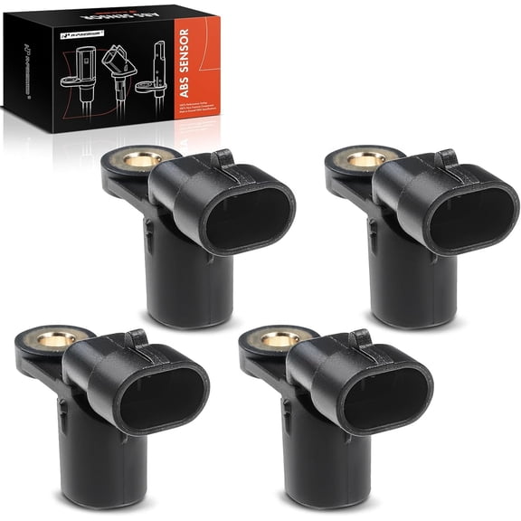 A-Premium ABS Wheel Speed Sensor Compatible with Jaguar Models - Vanden Plas/XJ8/XJR 1998-2003, XK8 1997-2002, XKR 2000-2002 - Front & Rear, Driver and Passenger Side, 4-PC Set