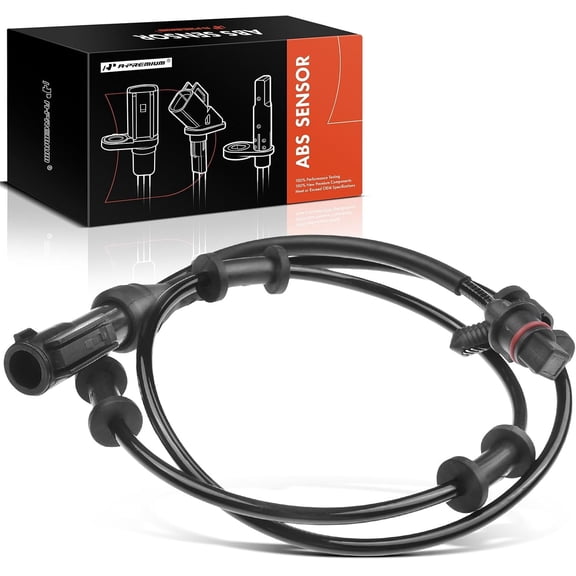 A-Premium Front LH/RH ABS Wheel Speed Sensor Compatible with Jaguar XF 2011-2015, XJ 2010-2017, XJR 2014-2017, XK XKR 2010-2015 - Front Driver or Passenger Side, Replace# 8W832C204BA