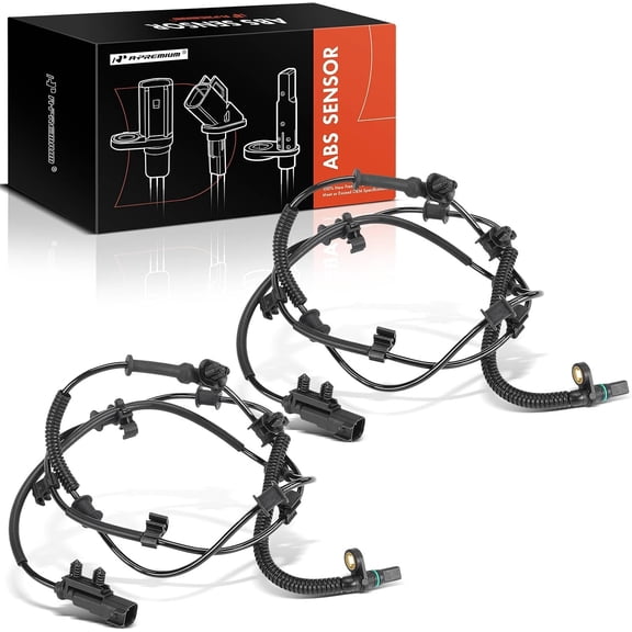 A-Premium Front Left and Right ABS Wheel Speed Sensor Compatible with Jeep Models - Wrangler 2018-2023,Gladiator 2020-2023 - Front Driver and Passenger Side, 2-PC Set, Replace# 68394210AC, 68394210AD