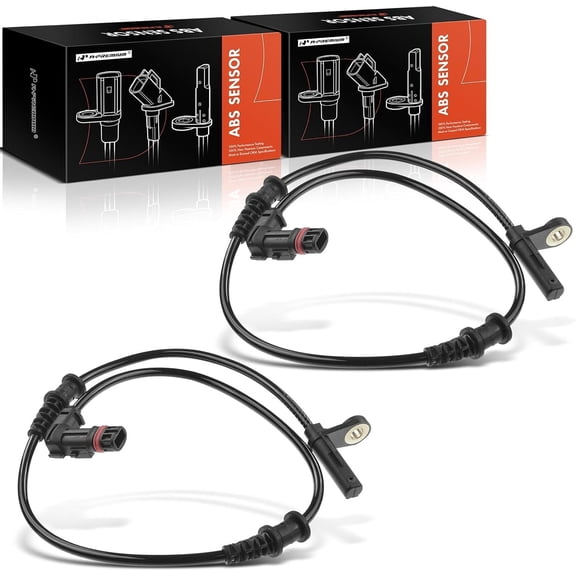 A-Premium ABS Wheel Speed Sensor Compatible with Mercedes-Benz Models - C230, C240, C280, C32 AMG, C320, C350, C55 AMG, CLK320, CLK350, CLK500, SLK280 - Front Driver and Passenger Side, 2-PC Set