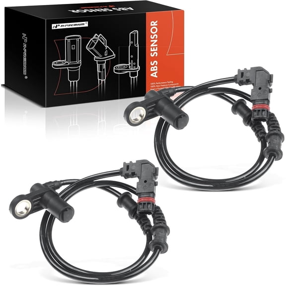 A-Premium ABS Wheel Speed Sensor Compatible with Mercedes-Benz Models - CL500, CL55 AMG, CL600, S350, S430, S500, S55 AMG, S600 - Front Driver and Passenger Side, Replace# 2205400117, 2205400217