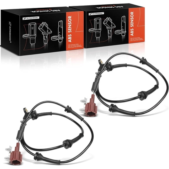 A-Premium ABS Wheel Speed Sensor Compatible with Nissan and Infiniti Models - Pathfinder Armada 2004, Armada 2005-2012, QX56 2004-2010, 5.6L, Sport Utility - Rear Driver and Passenger Side, 2-PC Set