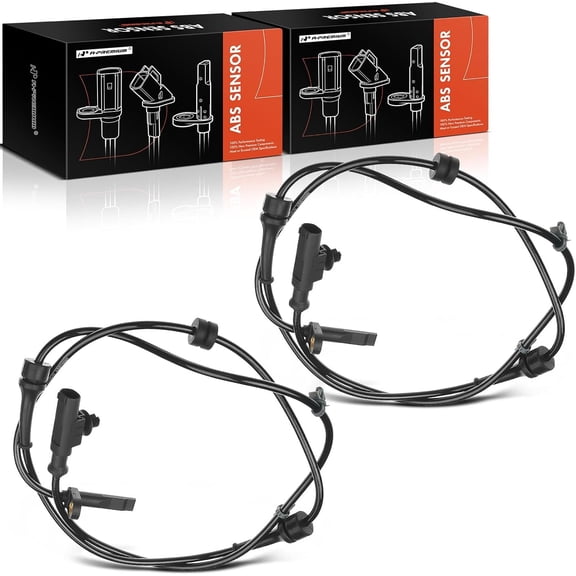A-Premium ABS Wheel Speed Sensor Compatible with Nissan Models - Tiida 2007-2009, Versa 2007-2012, 1.8L - Front Driver and Passenger Side, (2-PC Set), Replace# 47910-EL00A, 47910EL00A