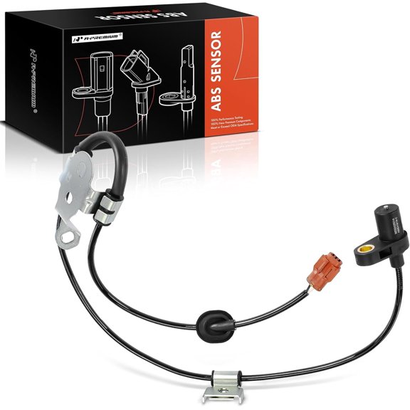A-Premium ABS Wheel Speed Sensor Compatible with Subaru Models - Outback 2000-2004, Forester 2003-2006, Legacy 1999, Baja 2003-2006 - Front Right Passenger Side, Replace# 27540AE021