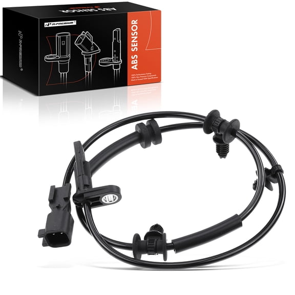 A-Premium ABS Wheel Speed Sensor Compatible with Tesla Models - 3 2017 2018 2019 2020 2021 - Front Driver or Passenger Side, Replace# 104476100E, 104476100F