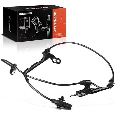 A-Premium ABS Wheel Speed Sensor Compatible with Acura & Honda Models - MDX 2007-2013, ZDX 2010-2013, Pilot 2009-2015, Sport Utility - Front Left Driver Side, Replace# 57455-STX-A01, 1802-400036
