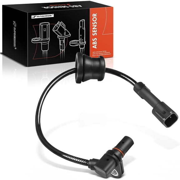 A-Premium Rear ABS Wheel Speed Sensor Compatible with Chevrolet & GMC Models - Equinox, Terrain 2010 2011 2012 2013 2014 2015 - Rear Driver or Passenger Side, Replaces 25913456, 23348259