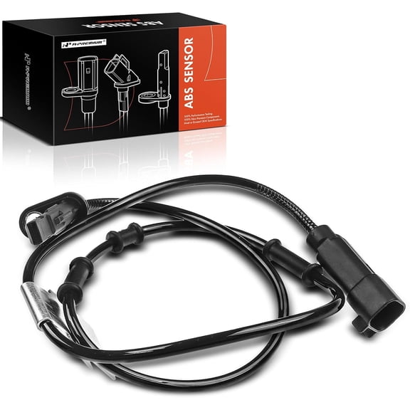A-Premium Front Left ABS Wheel Speed Sensor Compatible with Chevy & GMC Models - Equinox 2010-2017, Terrain 2010-2017, Sport Utility - Front Left Driver Side, Replace# 20811372, 20711372