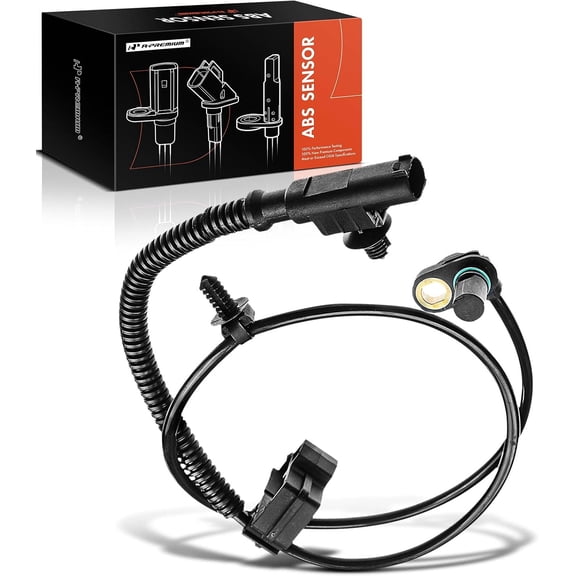 A-Premium Front Left or Right ABS Wheel Speed Sensor - Compatible with Dodge, Mitsubishi & Ram Models - Dakota 2005-2010, Raider 2006-2009, Dakota 2011 - Driver or Passenger Side, Replaces 5142770AA