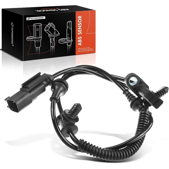 A-Premium Rear ABS Wheel Speed Sensor Compatible with Ford & Lincoln Models - Explorer, Flex, Special Service Police Sedan, Taurus, MKS, MKT - Rear Driver or Passenger Side, Replace# AE93-2C190-BE