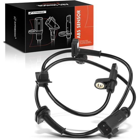 A-Premium ABS Wheel Speed Sensor Compatible with Ford Models - Fiesta 2014-2019, Hatchback/Sedan - Front Driver or Passenger Side, Replace# AE8Z2C204B, 0265004164