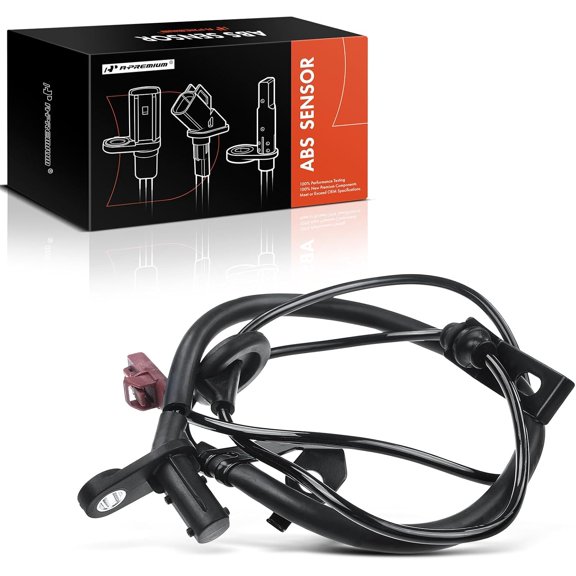 A-Premium ABS Wheel Speed Sensor Compatible with Ford, Lincoln & Mercury Models - Fusion/MKZ 2007 2008 2009 2010 2011 2012, Sedan, AWD - Rear Right Passenger Side, Replace# 7E5Z2C182A, AE5Z2C182B