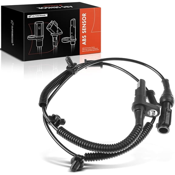 A-Premium ABS Wheel Speed Sensor Compatible with Ford Models - For Mustang 2005 2006 2007 2008 2009 2010 - Front Driver or Passenger, Replace# 8R3Z2C204A, 9R3Z2C204A