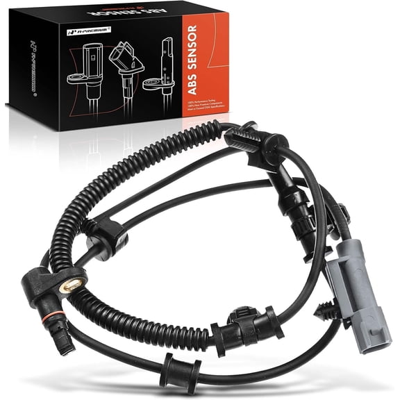 A-Premium ABS Wheel Speed Sensor Compatible with Jeep Models - Commander 2006-2010, Grand Cherokee 2005-2010, Sport Utility - Front Driver or Passenger Side, Replace# 56044144AC, 56044144AD