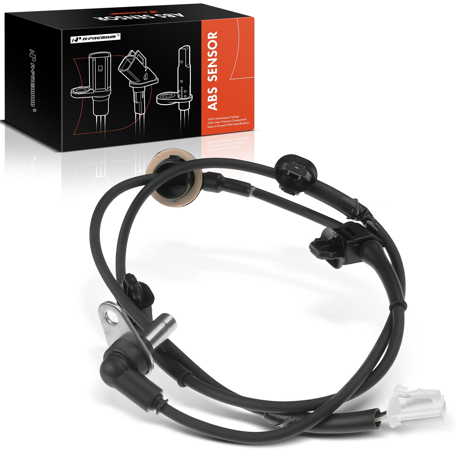 ABS Wheel Speed Sensor Anti-Lock Brake System Sensor With 36" Harness