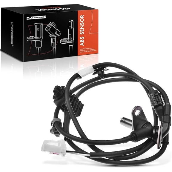 A-Premium ABS Wheel Speed Sensor Compatible with Mazda Models - CX-9 2007-2015, AWD - Rear Left Driver Side, Replace# L214-43-72YF, L2144372YF