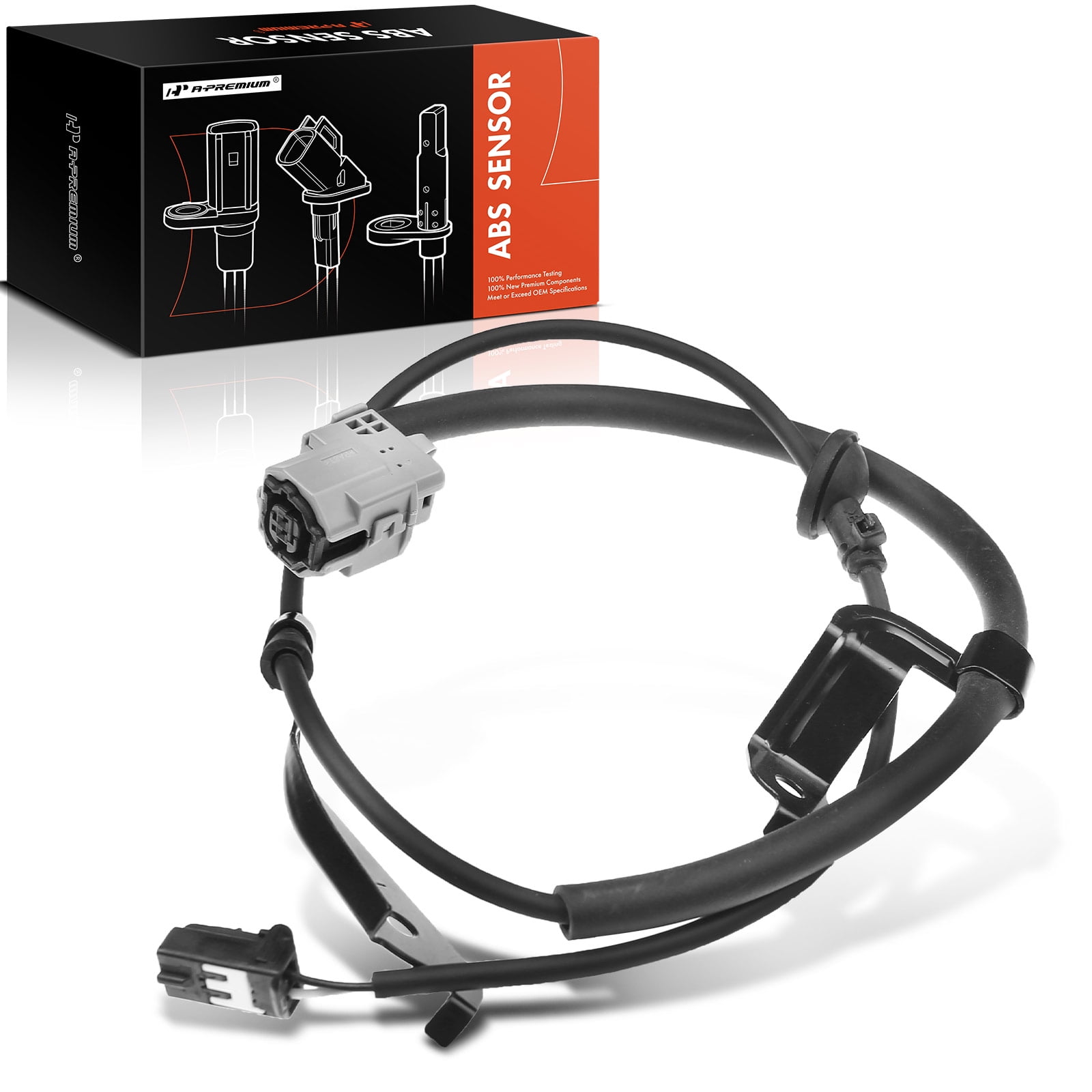 riko様 ABS Wheel Speed Sensor ABS Speed Sensor Front LEFT & Connector Fit