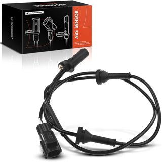 4 ABS Wheel Speed Sensors With Connectors - Front & Rear Set For Ford, Jaguar, Lincoln, Volvo