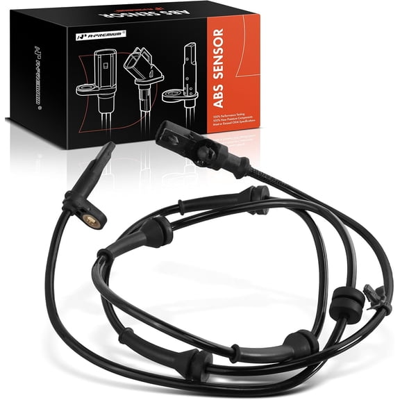 A-Premium Front Left/Right ABS Wheel Speed Sensor Compatible with Infiniti G25 2011-2012, G35 2007-2008, G37 2008-2013 & Nissan 370Z 2009-2014/2016-2020 - Front Driver or Passenger Side