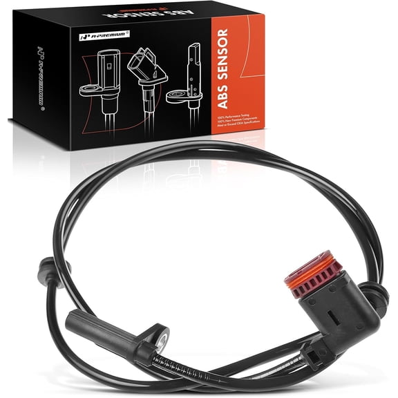 A-Premium ABS Wheel Speed Sensor Compatible with Mercedes-Benz Models - X204 GLK350 2010-2015, V6 3.5L - Rear Driver or Passenger Side, Replace# 2045401317, 0986594547