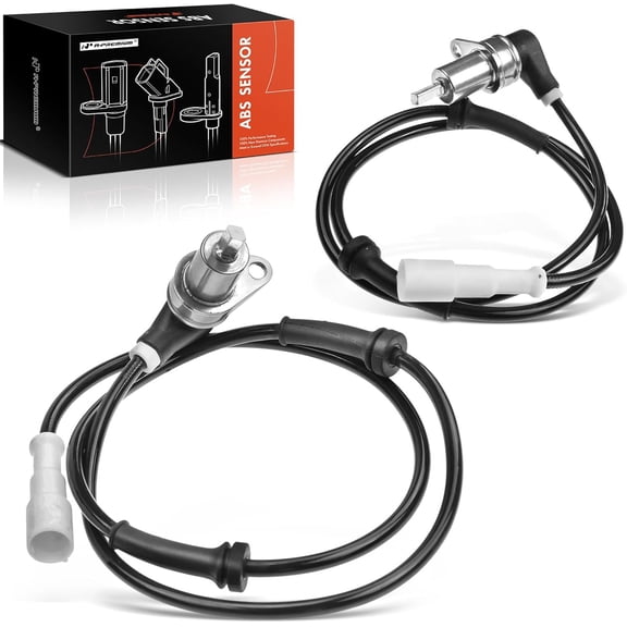 A-Premium ABS Wheel Speed Sensors Compatible with BMW Model - 318i/325i 1984-1985/1991 325 1986-1988 325E 1984-1987 325ES 1986-1987 - Front Driver and Passenger Side 2-PC Set Replace# 34521155037