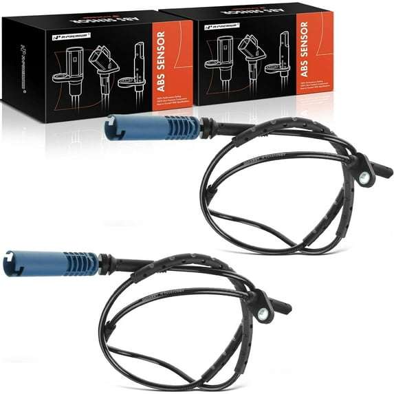 A-Premium ABS Wheel Speed Sensors Compatible with BMW E84 Series X1 2013-2014, 2.0L 3.0L, Rear Driver and Passenger Side 2-PC Set