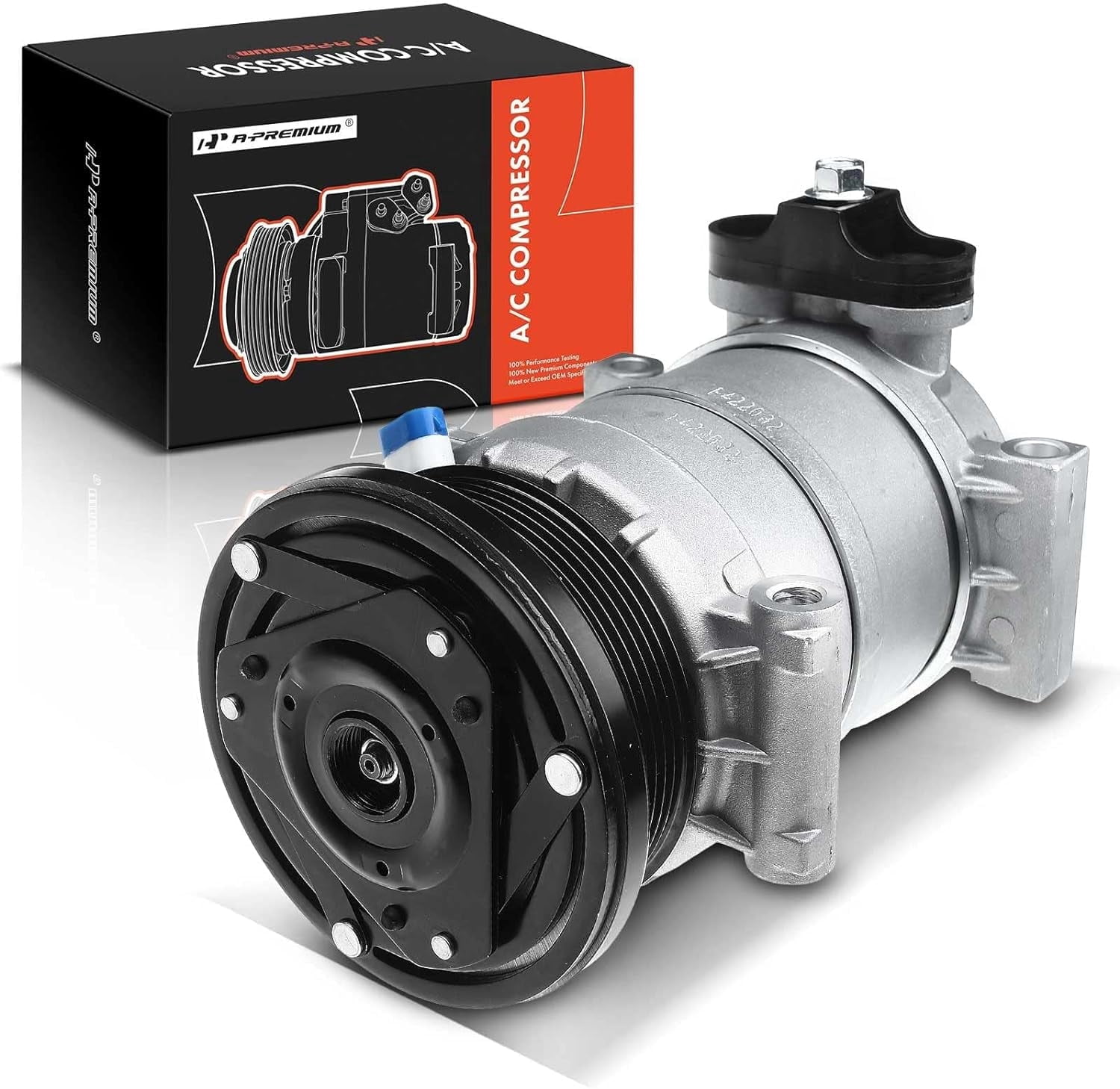 A-Premium AC Compressor with Clutch Compatible with Chevrolet Express S10 C4500 C5500 Kodiak GMC Jimmy Savana Sonoma Hummer H1 Isuzu Hombre Bravada Fits select: 1999-2005 CHEVROLET BLAZER